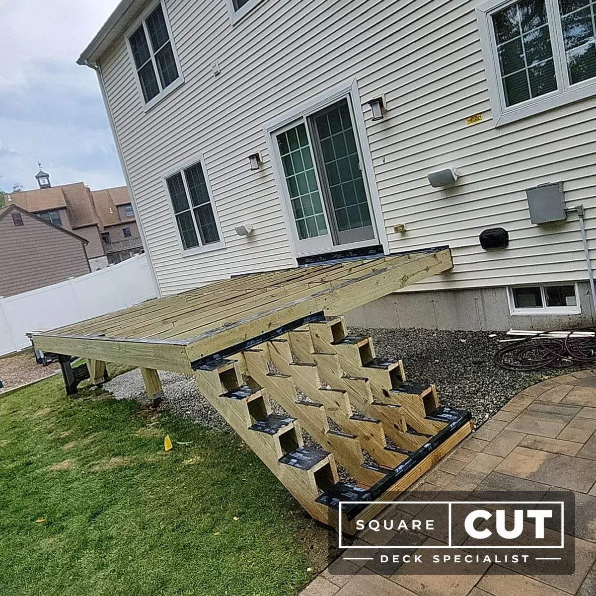 Deck stair detail
